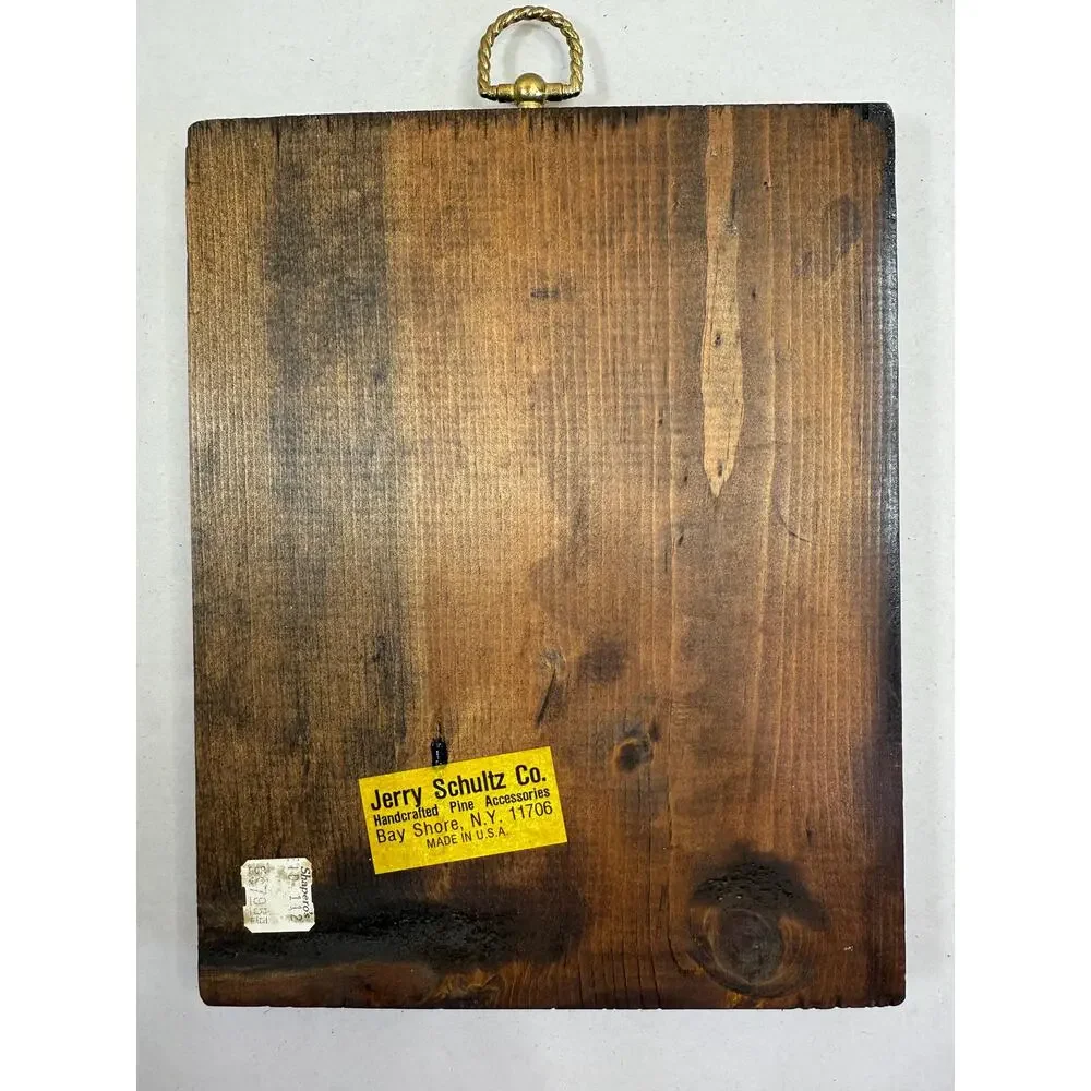 Vintage Art of Marriage Wood Plaque, Wilford Peterson Poem, 1970s Wedding Gift